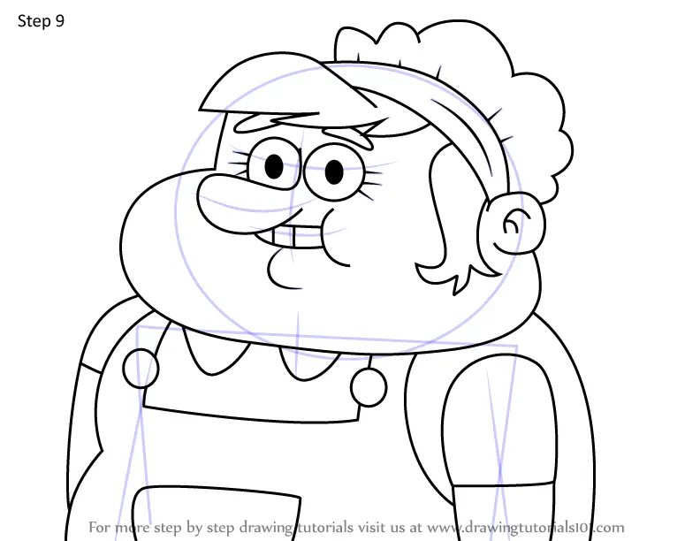 How to Draw Lunchlady Trudy from Looped (Looped) Step by Step ...