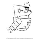 How to Draw Robot Jesse from Looped