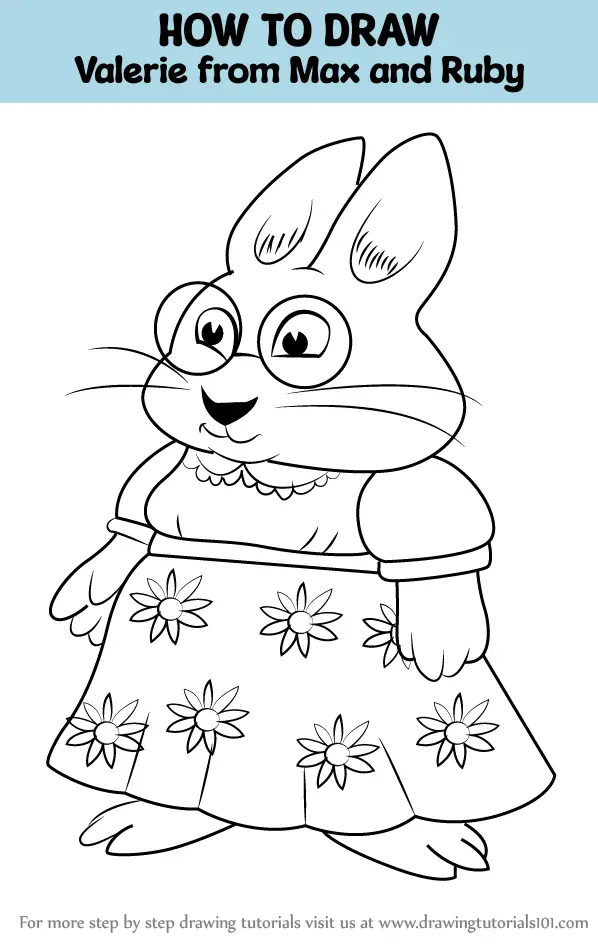 How to Draw Valerie from Max and Ruby (Max and Ruby) Step by Step ...