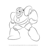 How to Draw Guts Man from Mega Man