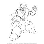 How to Draw Pluto from Mega Man
