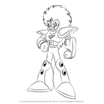 How to Draw Terra from Mega Man