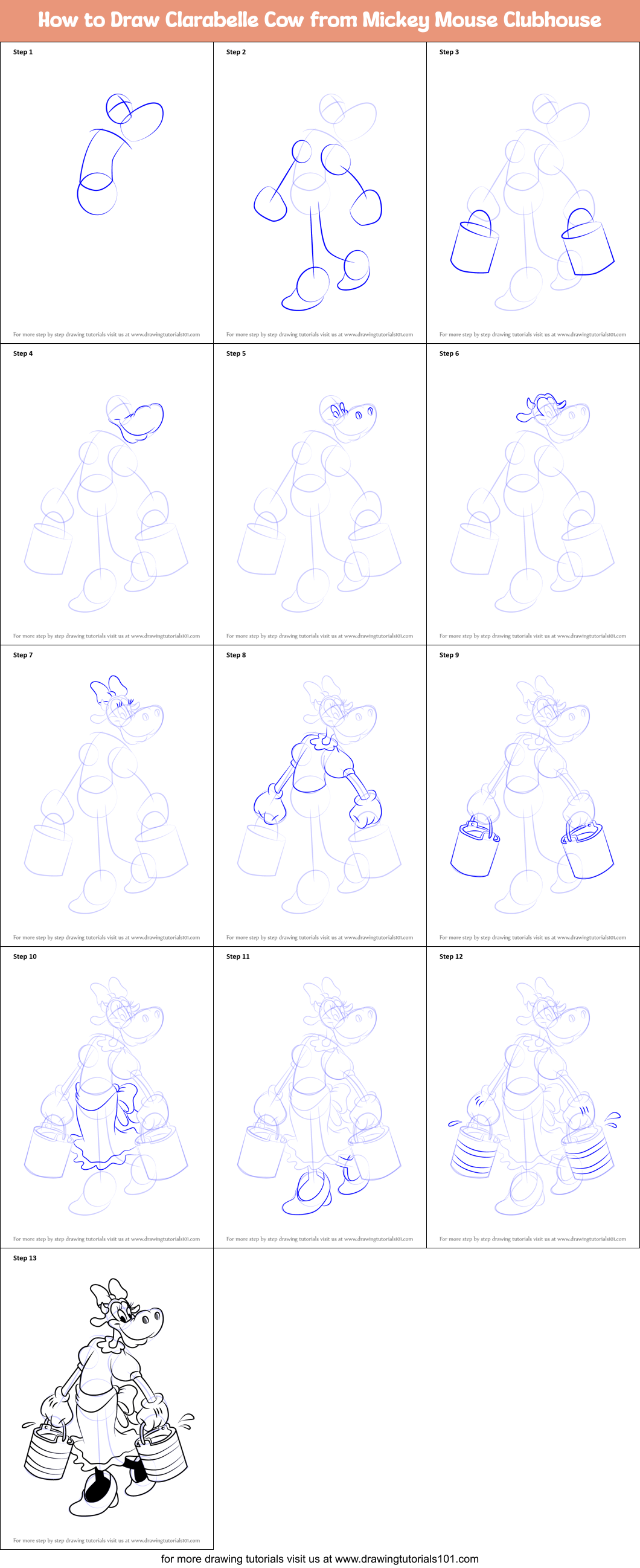 58 Top Clarabelle Cow Coloring Pages To Print For Free