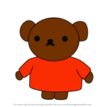 How to Draw Boris Bear from Miffy and Friends