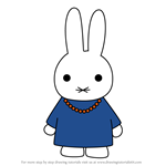 How to Draw Mother Bunny from Miffy and Friends