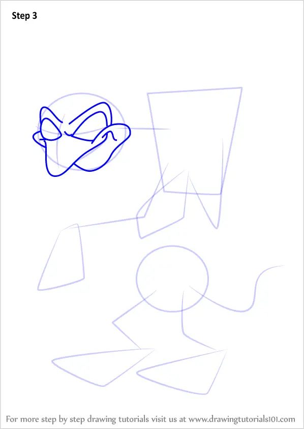 How to Draw Chameleon from Mighty Ducks (Mighty Ducks) Step by Step ...