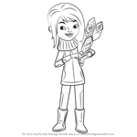 How to Draw Loretta Callisto from Miles from Tomorrowland