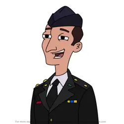 How to Draw Armory Security Guard from Milo Murphy's Law