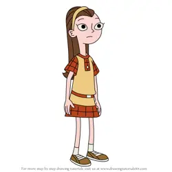 How to Draw Lydia from Milo Murphy's Law