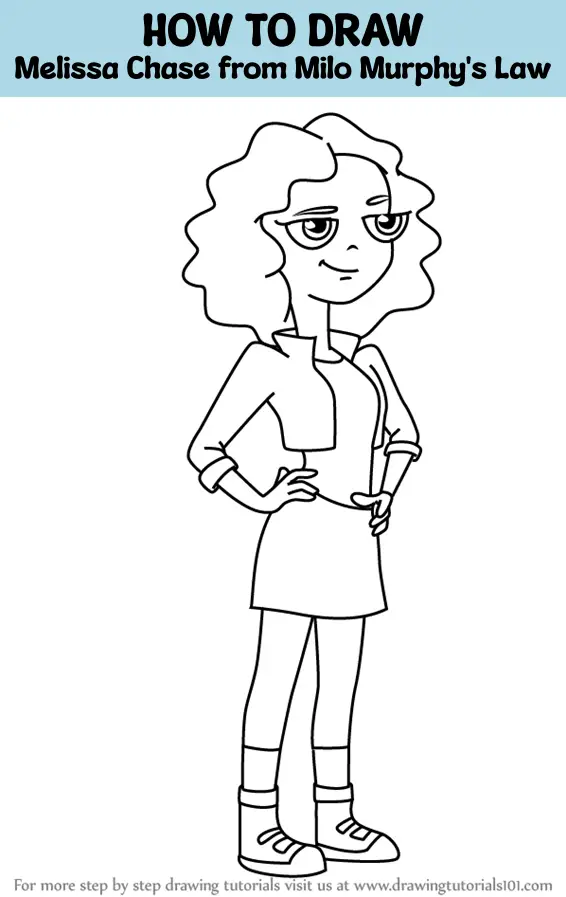 How To Draw Melissa Chase From Milo Murphys Law Milo Murphys Law