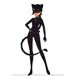 How to Draw Lady Noire from Miraculous Ladybug