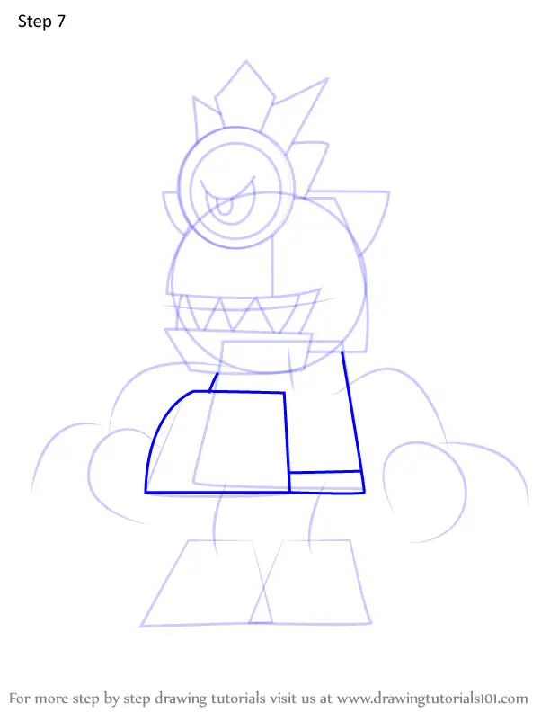 How to Draw Fridjerk from Mixels (Mixels) Step by Step ...