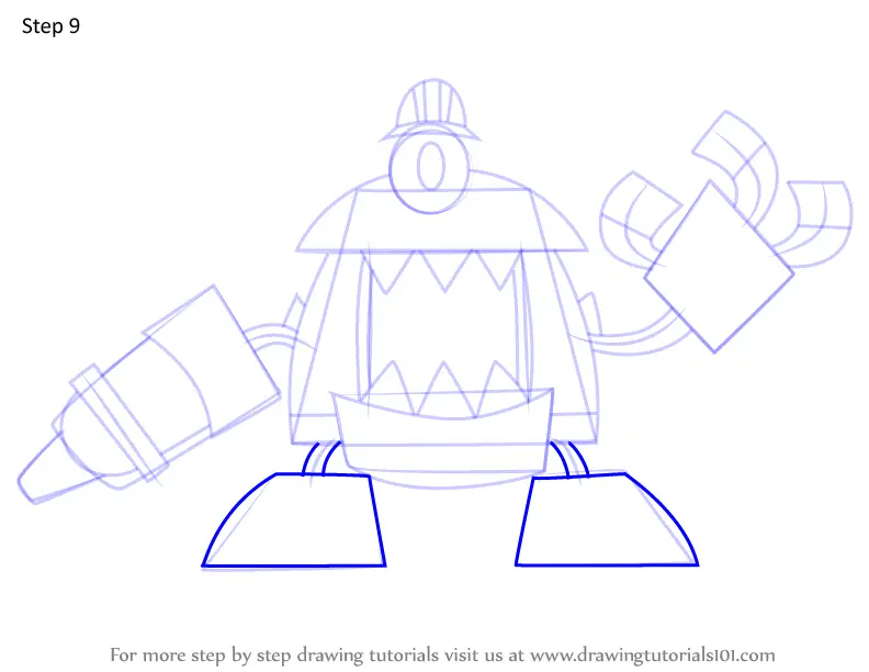 How to Draw Kramm from Mixels (Mixels) Step by Step ...