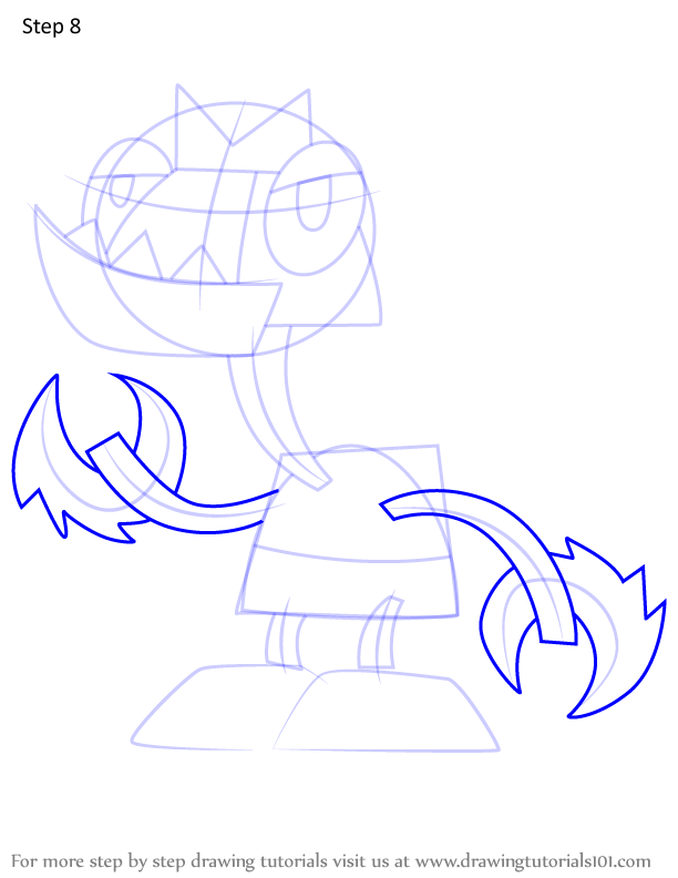 How To Draw Shivor From Mixels (mixels) Step By Step 