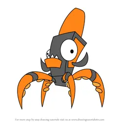 How to Draw Tentro from Mixels