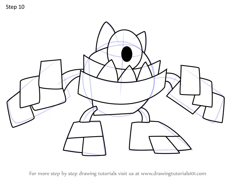 How to Draw Vulk from Mixels (Mixels) Step by Step ...