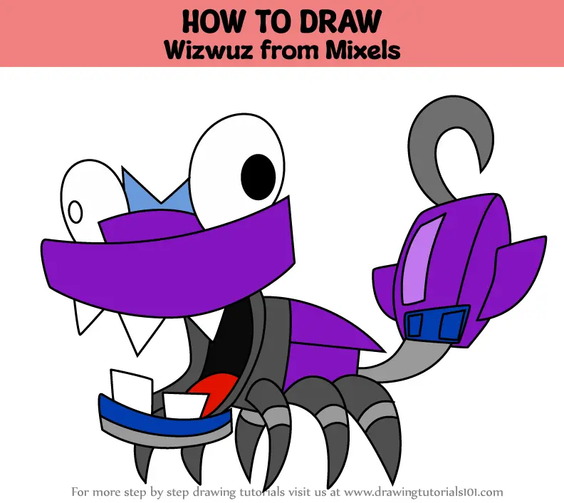 How to Draw Wizwuz from Mixels (Mixels) Step by Step ...