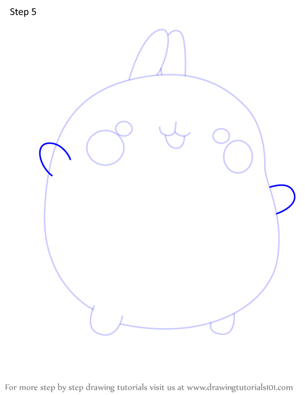 How To Draw Molang From Molang Molang Step By Step