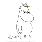 How to Draw Snork from Moomins