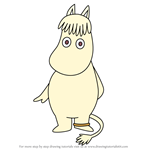 How to Draw Snorkmaiden from Moomins