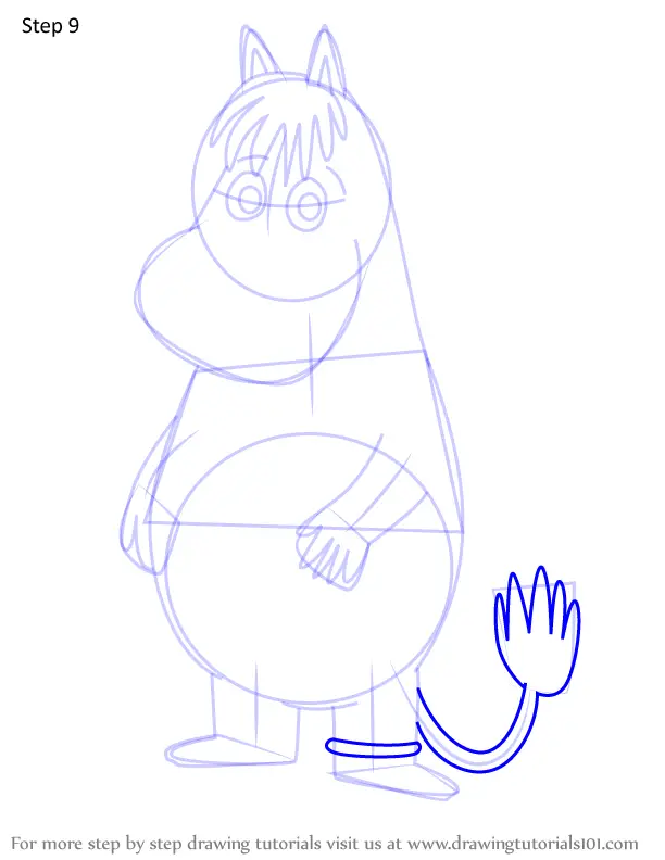 How to Draw Snorks from Moomins (Moomins) Step by Step ...