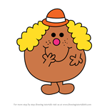 How to Draw Little Miss Dotty from Mr. Men