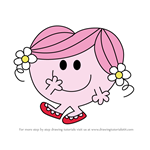 How to Draw Little Miss Hug from Mr. Men