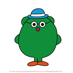 How to Draw Little Miss Neat from Mr. Men