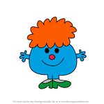 How to Draw Little Miss Star from Mr. Men