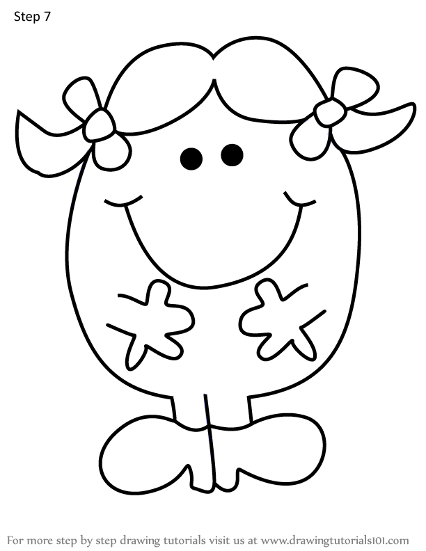 How to Draw Little Miss Tidy from Mr. Men (Mr. Men) Step by Step ...