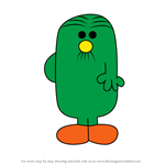 How to Draw Mr. Fussy from Mr. Men