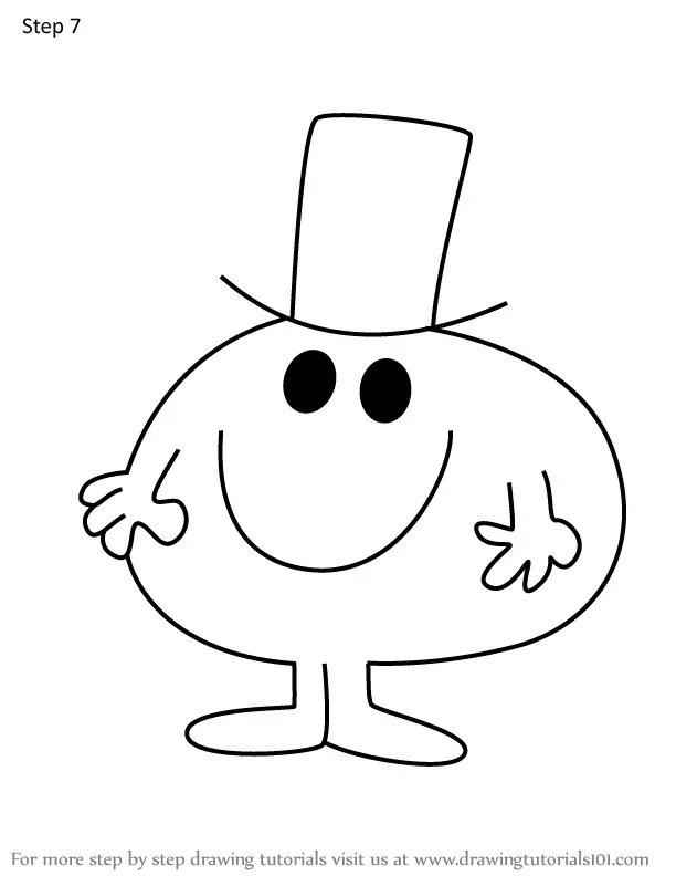 How to Draw Mr. Impossible from Mr. Men (Mr. Men) Step by Step ...