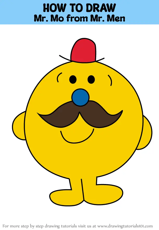 How to Draw Mr. Mo from Mr. Men (Mr. Men) Step by Step ...