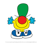 How to Draw Mr. Nonsense from Mr. Men