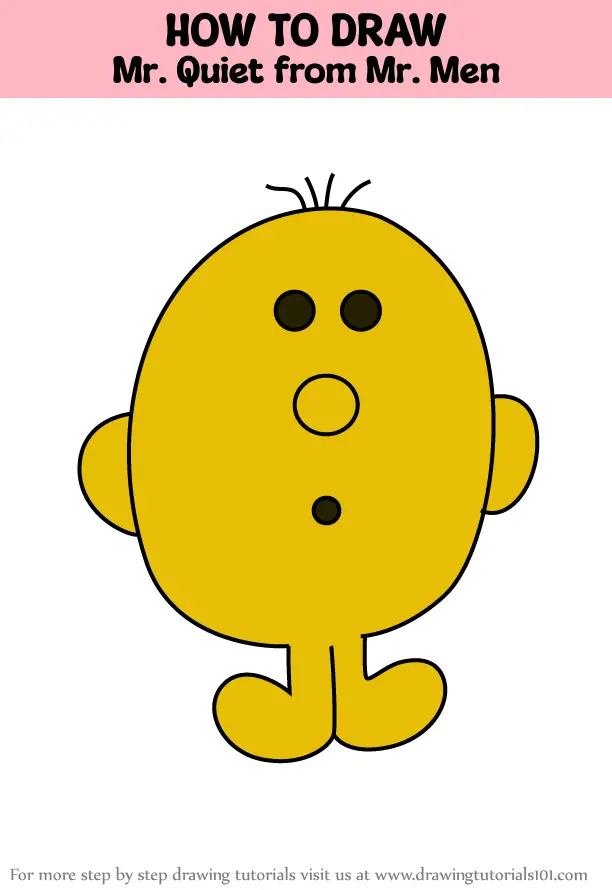 How to Draw Mr. Quiet from Mr. Men (Mr. Men) Step by Step ...