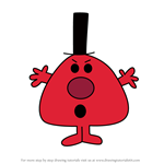 How to Draw Mr. Rude from Mr. Men