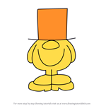 How to Draw Mr. Silly from Mr. Men
