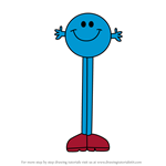 How to Draw Mr. Tall from Mr. Men