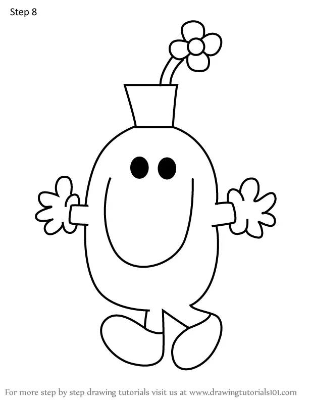 How to Draw Mr. Wrong from Mr. Men (Mr. Men) Step by Step ...