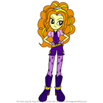 How to Draw Adagio Dazzle from My Little Pony - Friendship Is Magic