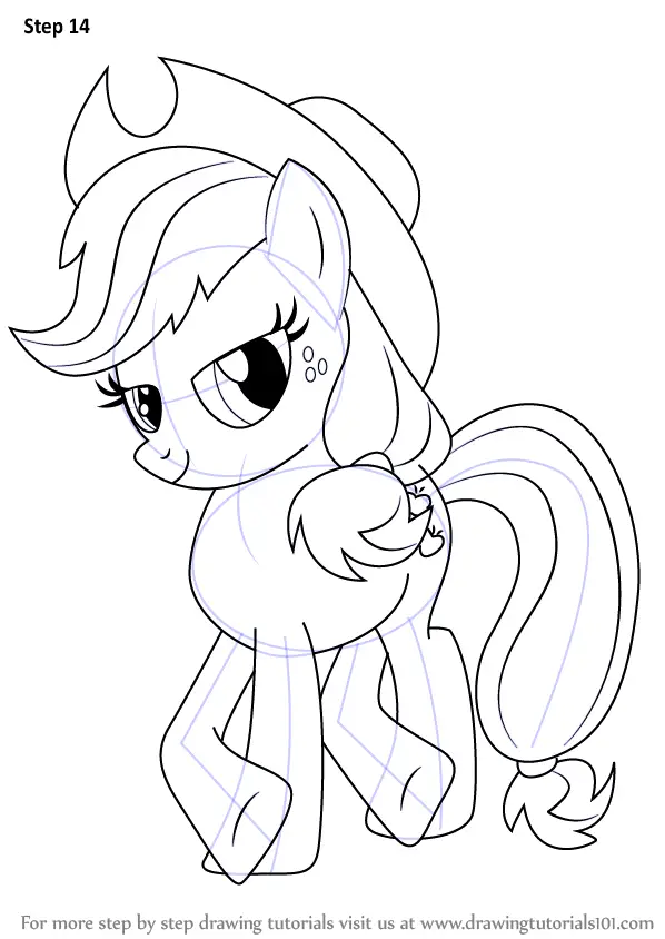 coloring pages of my little pony friendship is magic applejack