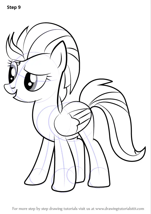 mlp lightning dust coloring pages