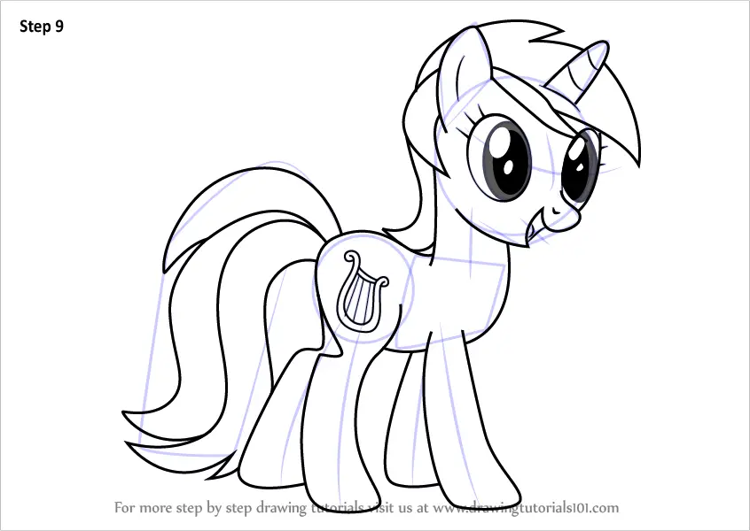 How to Draw Lyra Heartstrings from My Little Pony - Friendship Is Magic ...