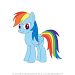 How to Draw Rainbow Dash from My Little Pony: Friendship Is Magic
