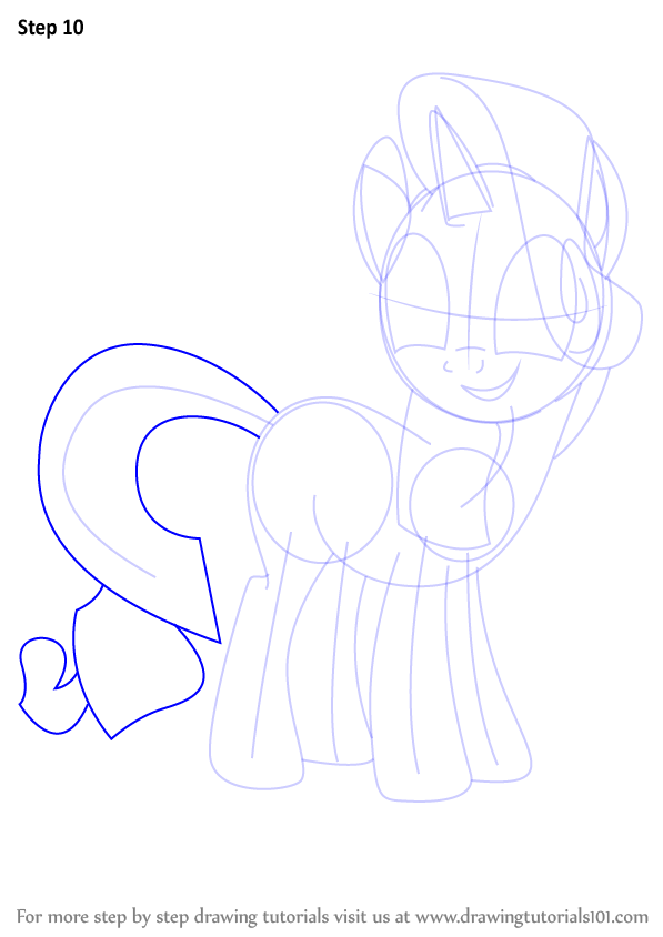 How To Draw Rarity From My Little Pony: Friendship Is Magic (My Little ...