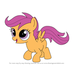 How to Draw Scootaloo from My Little Pony: Friendship Is Magic