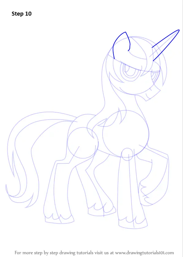 Step by Step How to Draw Shining Armor from My Little Pony 