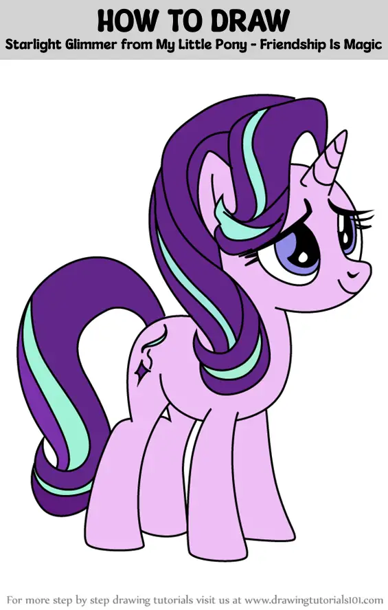 How to Draw Starlight Glimmer from My Little Pony - Friendship Is Magic ...