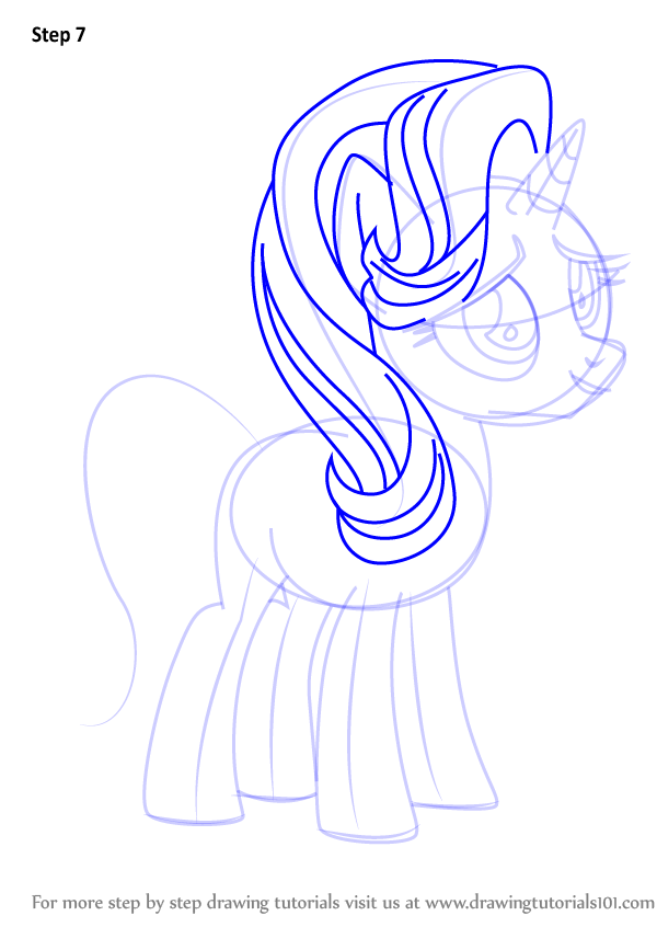 Step by Step How to Draw Starlight Glimmer from My Little 