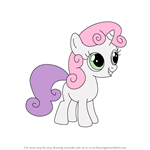 How to Draw Sweetie Belle from My Little Pony: Friendship Is Magic
